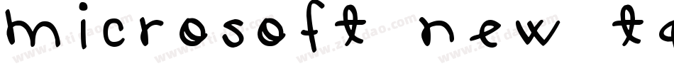 Microsoft New Tai Lu字体转换